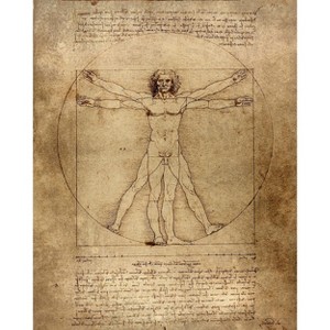 Poster Master Leonardo Da Vinci - Vitruvian Man - 1 of 2