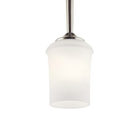 Aubrey 13" Brushed Nickel Mini Pendant Light