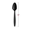 Smarty Had A Party Black Plastic Spoons - 1000 pcs - 3 of 4