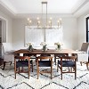PAKOKULA Industrial 8-Light Gold Linear Classic-Candle-Style Chandelier for Kitchen Island - 4 of 4