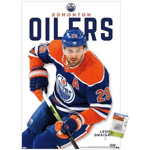 Trends International NHL Edmonton Oilers - Leon Draisaitl Feature Series 24 Unframed Wall Poster Prints - 1 of 4