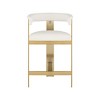 Meridian Furniture,Romeo Vegan Leather Counter Stool, Set of 2 - 3 of 4