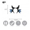 HalloweenCostumes.com One Size Fits Most   Plush Headband Black Dragon Horns, Black - 3 of 3