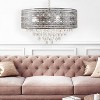 24" Brielle Crystal Chandelier Polished Nickel - River of Goods - 4 of 4