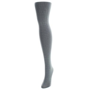 Memoi Women's Snakeskin Fleece Lined Opaque Winter Tights - 1 of 4