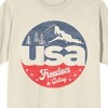 Americana USA Freedom Is Calling Men's Natural T-Shirt - image 2 of 3