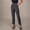 Womens Pants Elastic Waist Stretch Slip Pocket Elegant Dress Pants Office Casual Trousers - 3 of 4