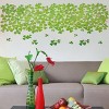 Slickblue Green Garden Wall Decals – Dark Green & Light Green Vinyl Stickers with White Edges for White Walls - 3 of 3