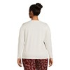 Lands' End Women's Relaxed Supima Cotton Long Sleeve V-Neck T-Shirt - 2 of 4
