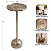Kate and Laurel Miki Metal Drink Table - 2 of 4