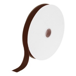 Unique Bargains Soft Single Face Spool Silky Velvet Ribbon for Bouquets DIY Crafts - 1 of 3