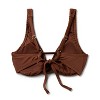 Women's Smocked Underwire Bikini Top - Wild Fable™ - 2 of 3