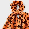Halloween Pumpkin and Spider Web Hair Twister with Tails - Orange - 3 of 3