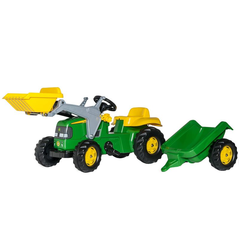 John Deere Kids&#39; Tractor with Trailer Ride-On, 1 of 6