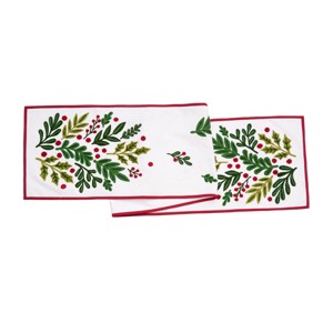 C&F Home Botanical Christmas Runner - 1 of 3