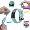 Zodaca Silicone Watch Band Compatible with Fitbit Charge 3, Charge 3 SE (Large), and Charge 4, Fitness Tracker Replacement Bands, Mint Green - 4 of 4