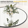 18" Round Gold Wall Mirror, Metal Frame Vanity Mirror for Bathroom, Entryway & Bedroom - 3 of 4