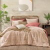 BAGOKIE 5/7 PCS Seersucker Bed in a Bag Bedding Sets with Comforter, Sheets, Pillow Sham, Pillowcase - 4 of 4
