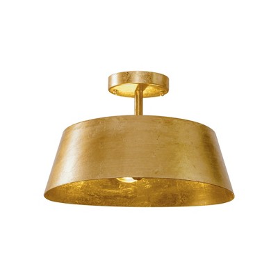 Parrot Uncle 14.6" Gold Semi-Flush Mount Ceiling Lights