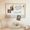 U Brands 17"x23" Thin MDF Frame Dry Erase Combo with Molded Felt Bulletin Value Pack Natural/Beige - 2 of 4