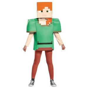 Boys' Minecraft Alex Classic Costume - 1 of 2