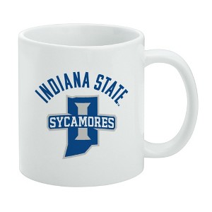 Indiana State University Sycamores Ceramic Coffee Mug Novelty Gift Mugs for Coffee Tea and Hot Drinks 11oz White - 1 of 4