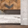 Nuloom Eliise Faded Trellis Machine Washable Indoor Area Rug Light Gray 3' 8" x 6' - 3 of 4