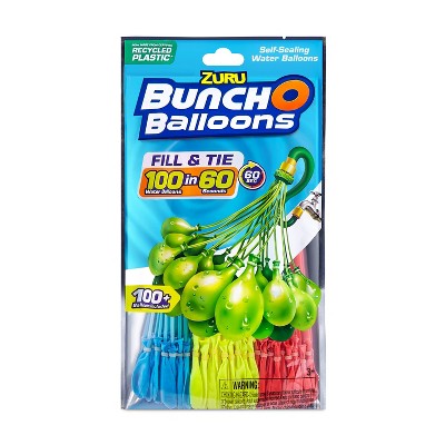 Bunch O Balloons 3pk Rapid Filling Self Sealing Water Balloons - Blue/Yellow/Red by ZURU