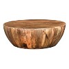 Royal Hampton Mango Wood Coffee Table In Round Shape - 3 of 4