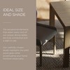 Maven Lane Cleo Contemporary Wooden Dining Table in Refined Grey Finish - 4 of 4