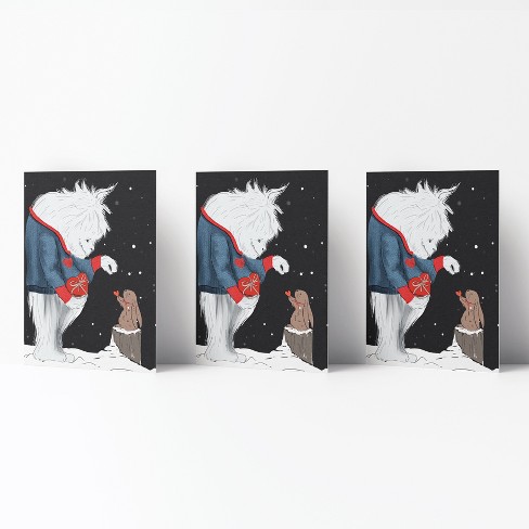 Christmas Yeti Greeting Card