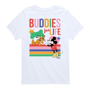 Boys' - Disney - Mickey & Pluto Short Sleeve Graphic T-Shirt - 1 of 4