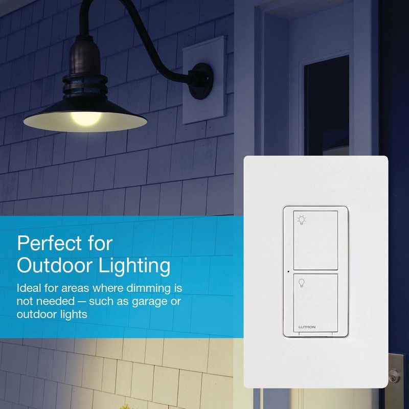 Lutron Caseta Smart Lighting Switch for All Bulb Types or Fans, 6 of 11