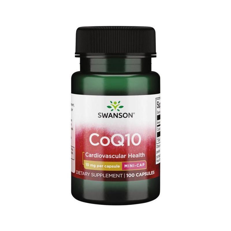 Swanson Dietary Supplements Coq10 - Mini Cap 10 mg 100 Caps, 1 of 3