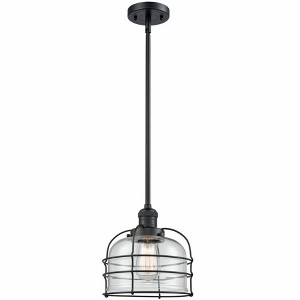 Bell Cage - 1 Light Mini Pendant In Traditional Style-10 Inches Tall and 9 Inches Wide - 1 of 1