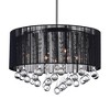 CWI Lighting Water Drop 6 Light Drum Shade Chandelier With Chrome Finish - 2 of 4