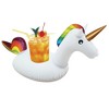 Northlight Inflatable Unicorn Swimming Pool Floating Drink Holder - 16" - 3 of 4
