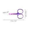 Unique Bargains Women 2.0A Scissors Eyebrow Trimmer Scissors 1 Pc - 2 of 3