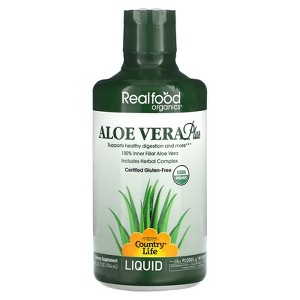 Country Life Realfood Organics, Aloe Vera Plus, 32 fl oz (944 ml) - 1 of 2