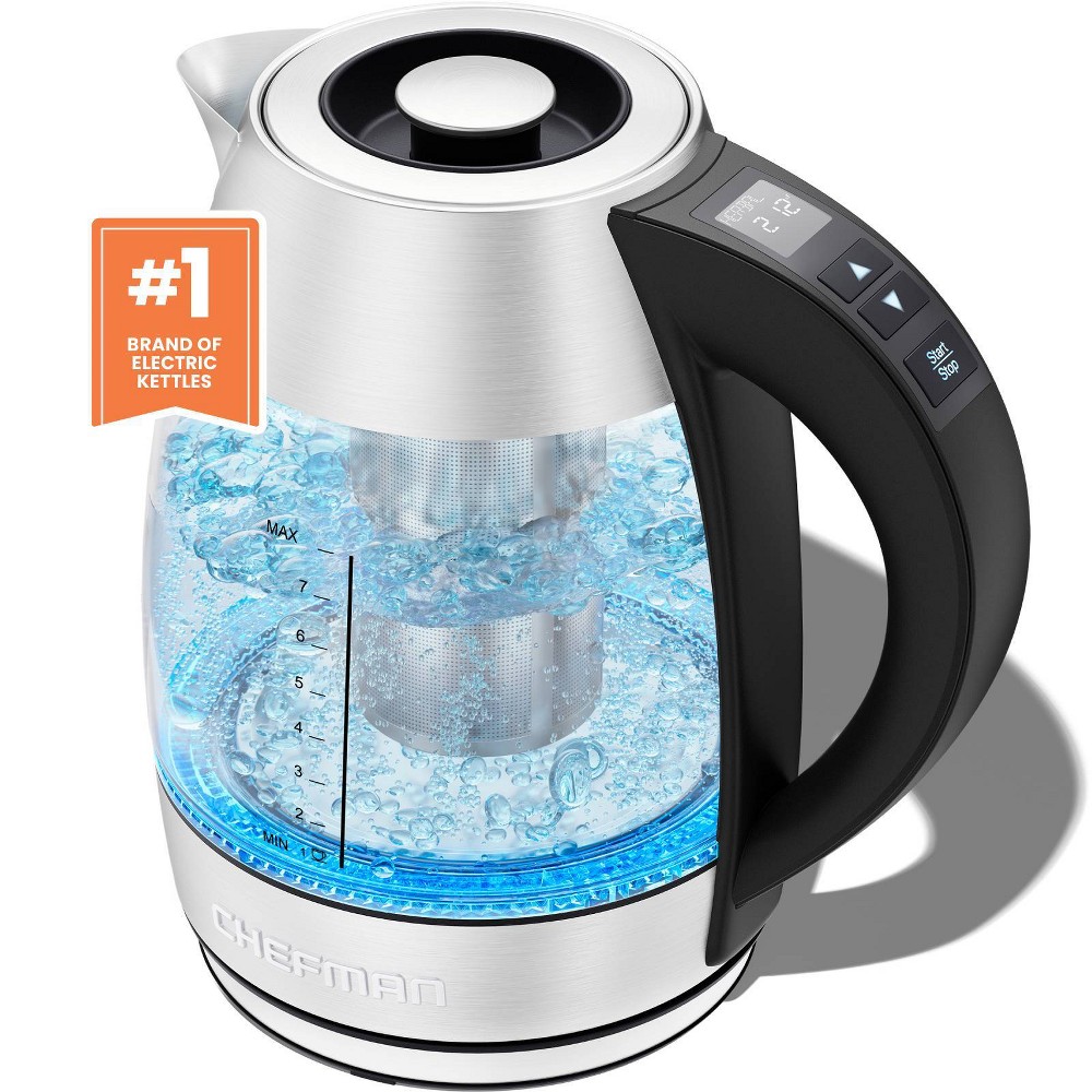 Photos - Kettle / Teapot Chefman 1.8L Rapid-Boil Kettle with Temperature Control and Tea Infuser 