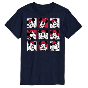 Men's - Disney - Minnie Grid Short Sleeve Graphic T-Shirt - 1 of 4