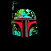 Men's Star Wars: A New Hope Hawaiian Print Boba Fett Helmet T-Shirt - image 2 of 4