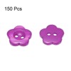 Unique Bargains Resin 2-Hole Craft Replacement Flower Sewing Buttons 150 Pcs - 3 of 4