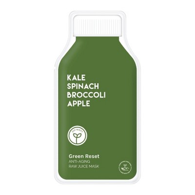 Image of ESW Beauty Green Reset Anti-Aging Raw Juice Face Mask - Kale - 0.85oz