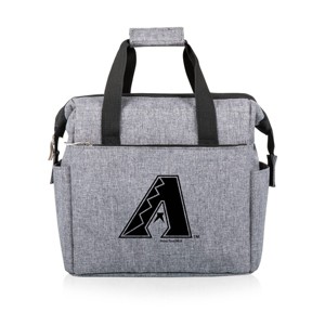MLB Arizona Diamondbacks On The Go Soft Lunch Bag Cooler - Heathered Gray - 1 of 4