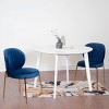 NicBex 3-Piece Dining Table Set for 2 People,Modern Kitchen Table with Upholstered Velvet Dining Chairs,Metal Legs - 2 of 4