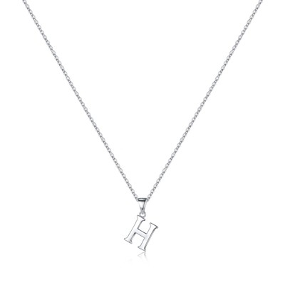 Turandoss S925 Sterling Silver Initial Necklaces for Girls Women, Dainty Initial Jewelry Birthday Gifts