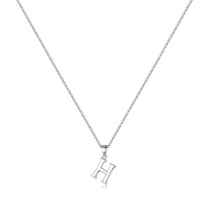 Turandoss S925 Sterling Silver Initial Necklaces for Girls Women, Dainty Initial Jewelry Birthday Gifts - 1 of 4