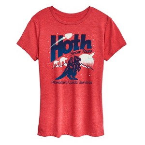 Women's - Star Wars - Hoth Snow Tours Short Sleeve Graphic T-Shirt - 1 of 4