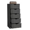 NicBex 5 Drawers Tall Dresserr for Bedroom,Modern Style Wooden Drawers with Free Handle,Dressers for Kids Room,Living Room,Entry and Hallway - 4 of 4